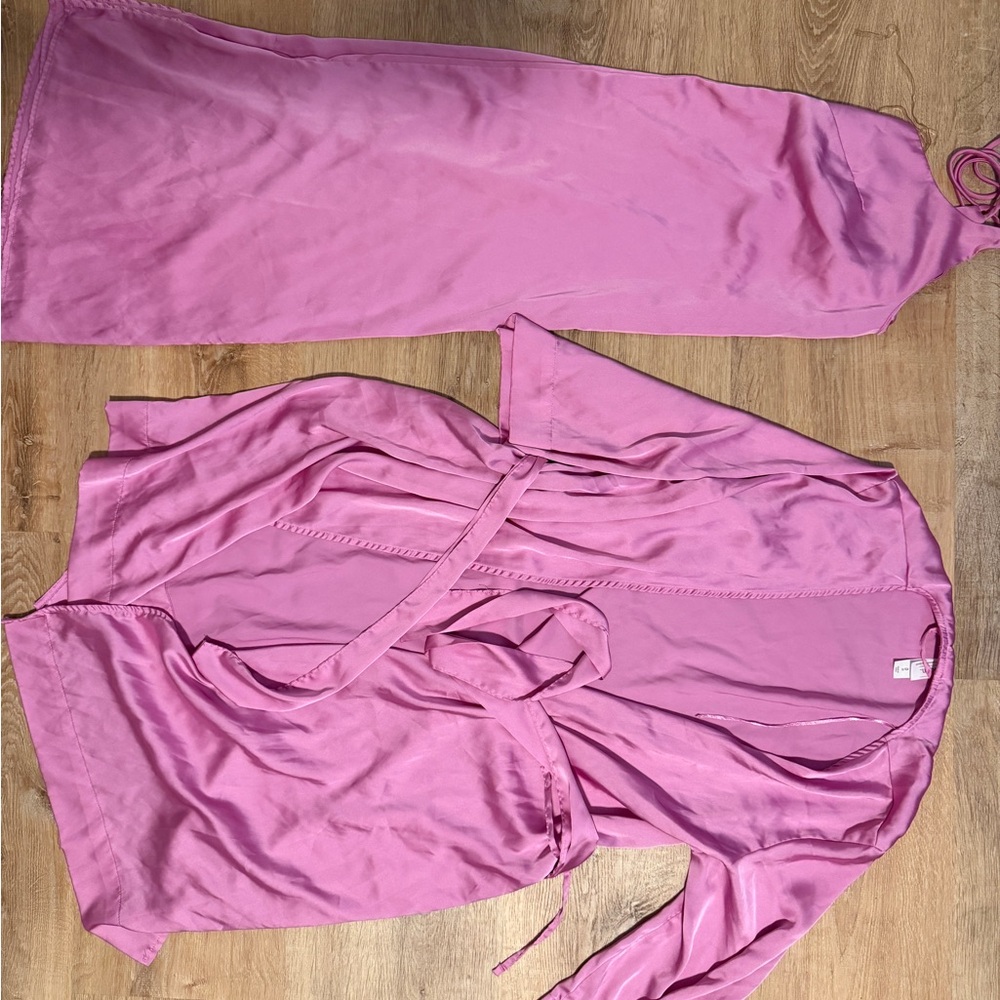Auden Pink Robe Intimates & Sleepwear